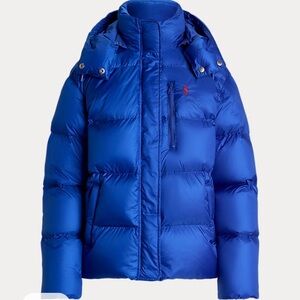 NWT Polo Ralph Lauren Women Mid-Weight Down Puffer Jacket
Size XS  
Blue Color